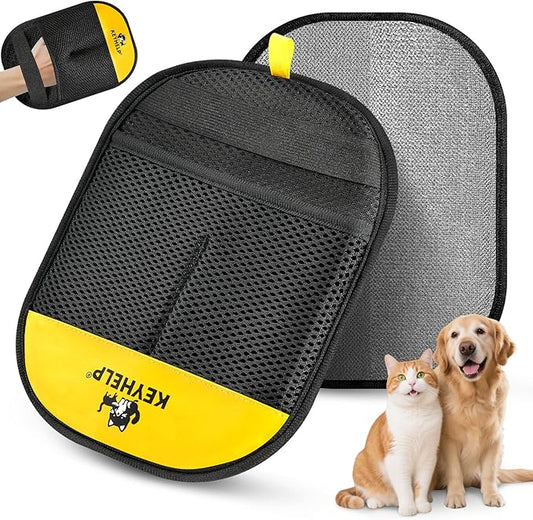 Reusable Pet Hair Removal Glove – Electrostatic Mitt for Dogs, Cats, Furniture & Clothes