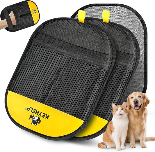 Reusable Pet Hair Removal Glove – Electrostatic Mitt for Dogs, Cats, Furniture & Clothes