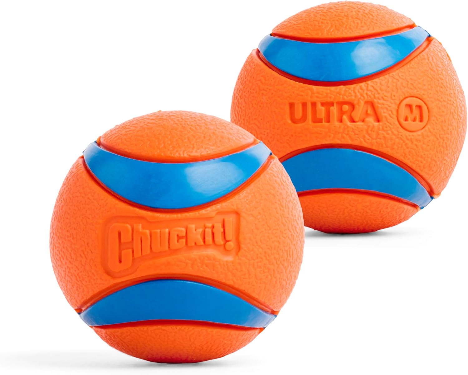Ultra Bounce Fetch Balls – 2-Pack Medium Floating Dog Toys (2.5") for Active Dogs 20–60 lbs