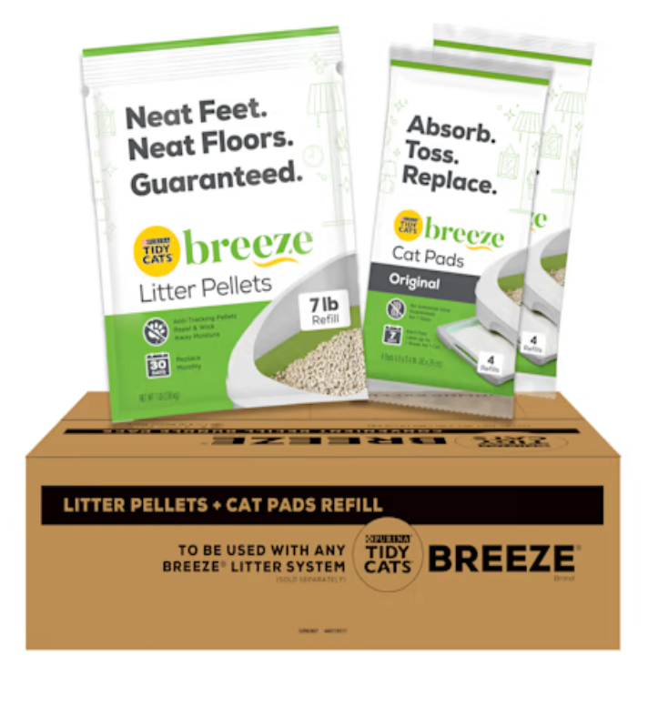 Tidy Cats Breeze Litter System Cat Refill Bundle