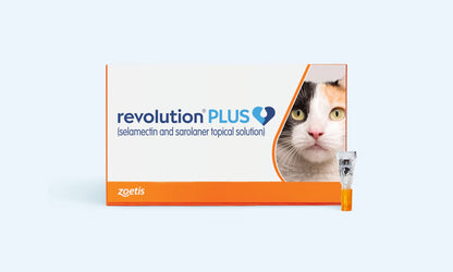 Revolution Plus Topical Solution 5.6-11lbs Cat, 3 Month Supply