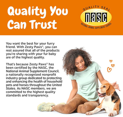 Zesty Paws Wild Alaskan Omega-3 Oil – Premium Skin & Coat Supplement for Dogs and Cats